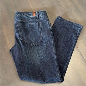 Simply Vera Vera Wang Denim Capri blue Jeans Mid Rise sz 8
